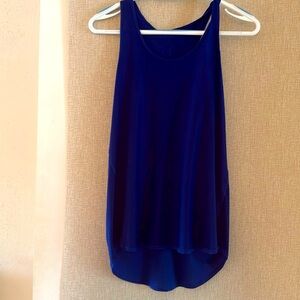 Beautiful royal blue yoga top